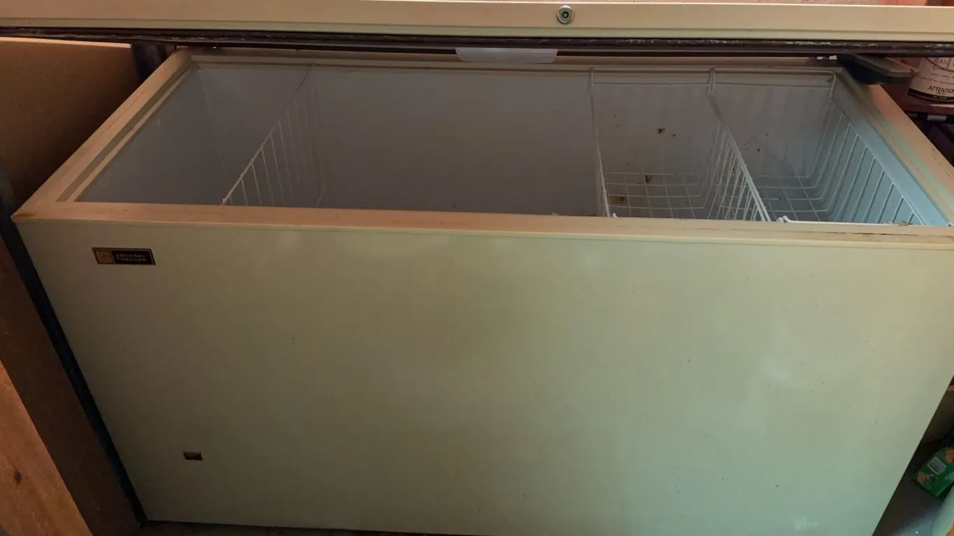 General Freezer Model GC20L White Chest Freezer