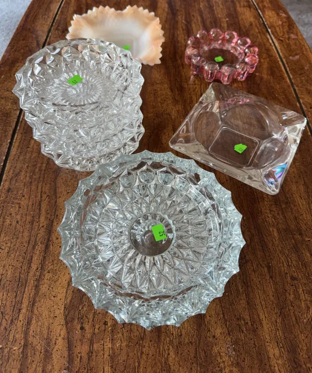 Assorted Glass Ash Trays