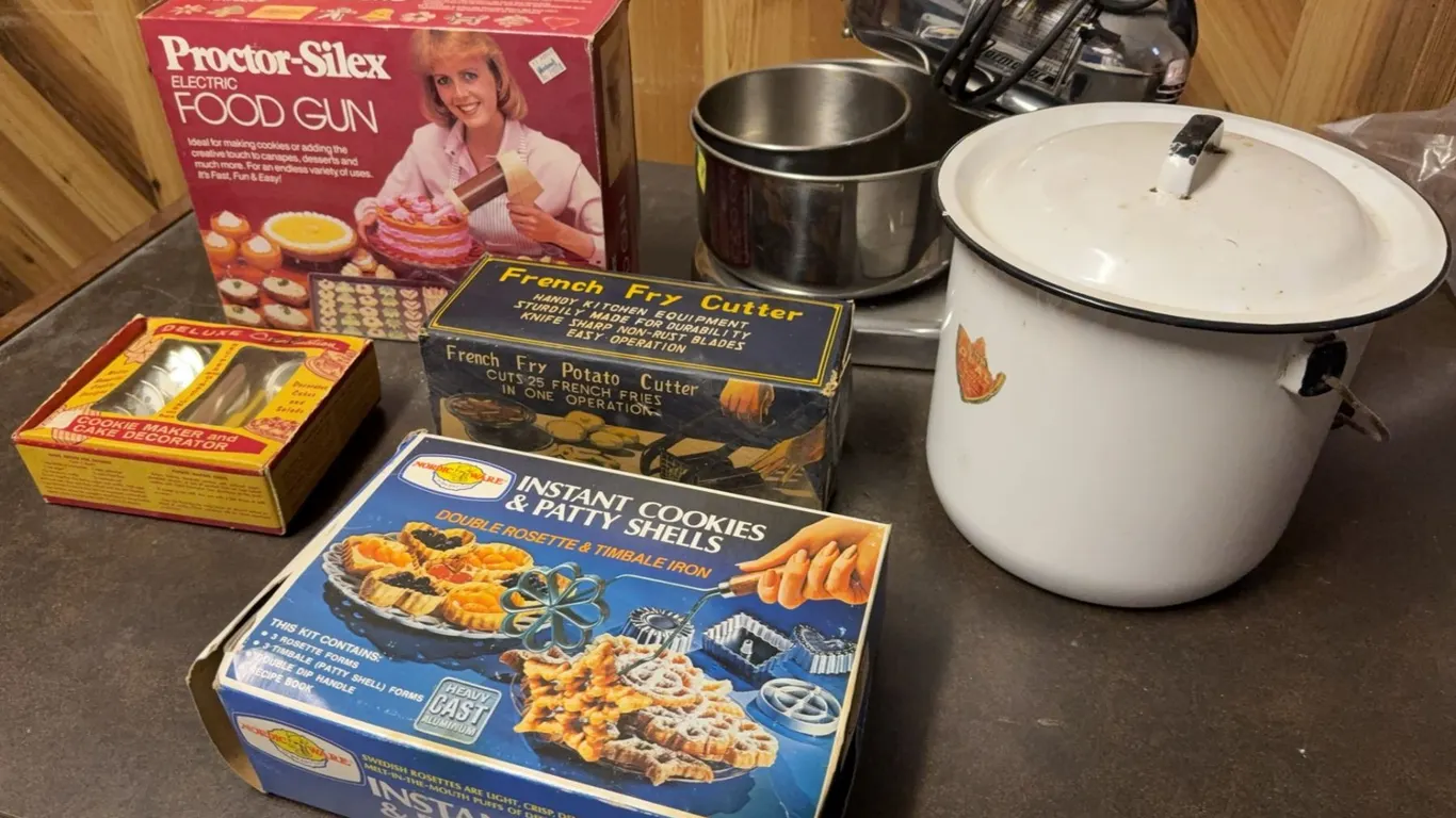 Vintage Kitchen Tools and Stand Mixer