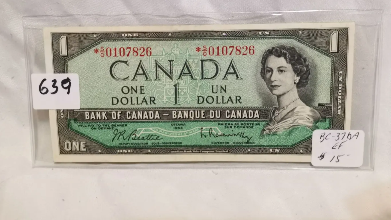 1954 $1 Replacement Bill, EF