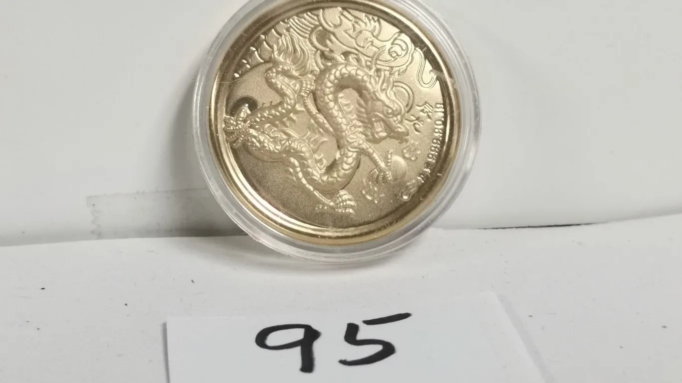 Year of the Dragon Gold Foil, 0.1grams (zero point one)