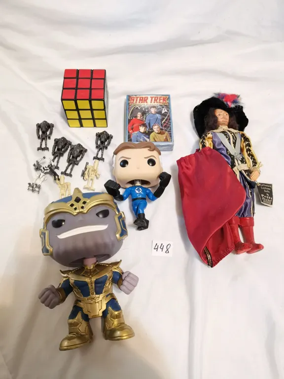 Toy Lot, Funko Pop, Rubics Cube, Peggy Nisbet Doll