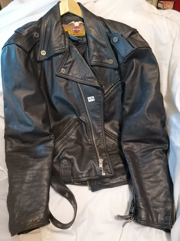 Harley Davidson Leather Jacket, Made in USA