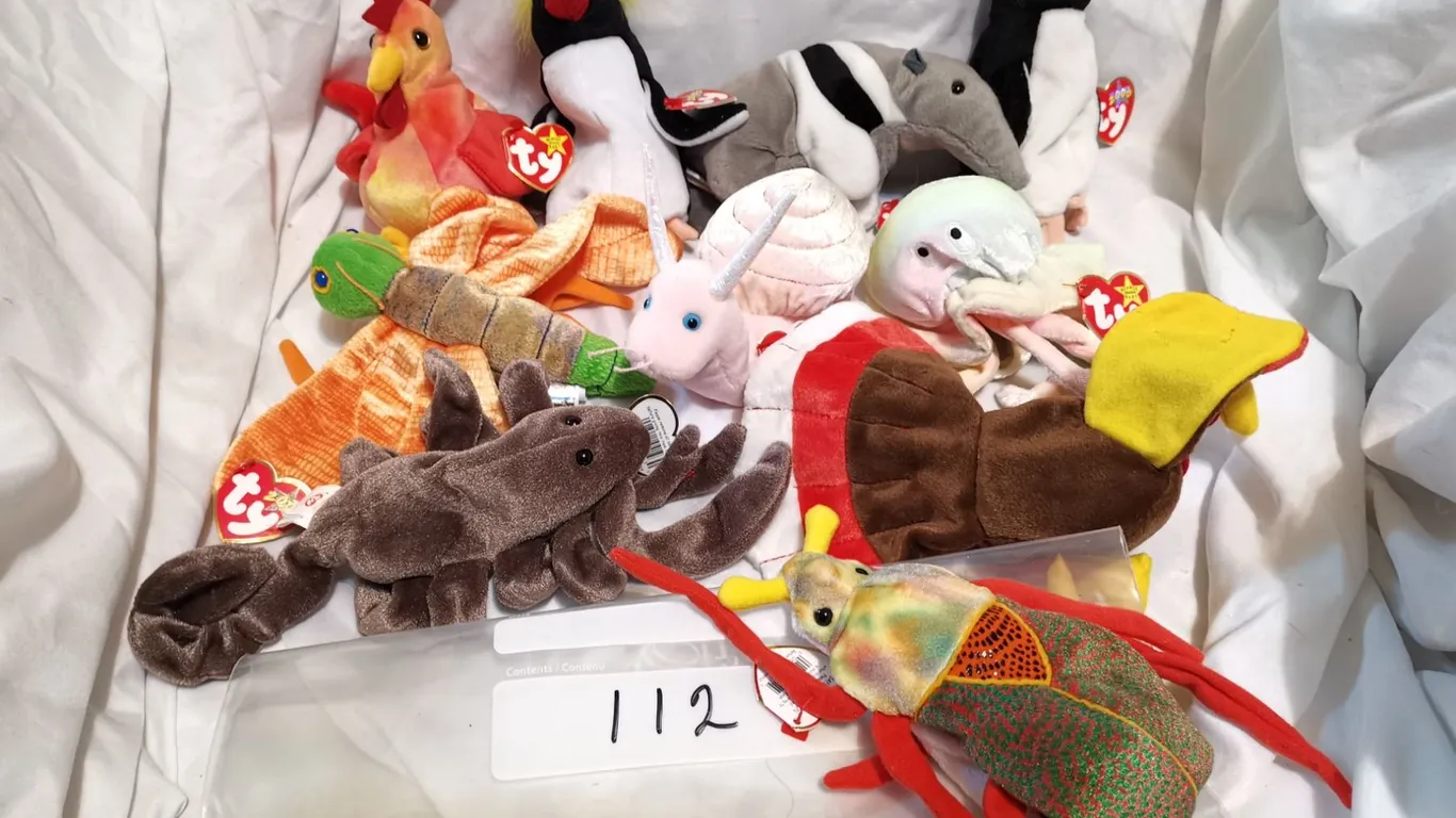 NOS Beanie Babies Over 25 Years Old Lot 12