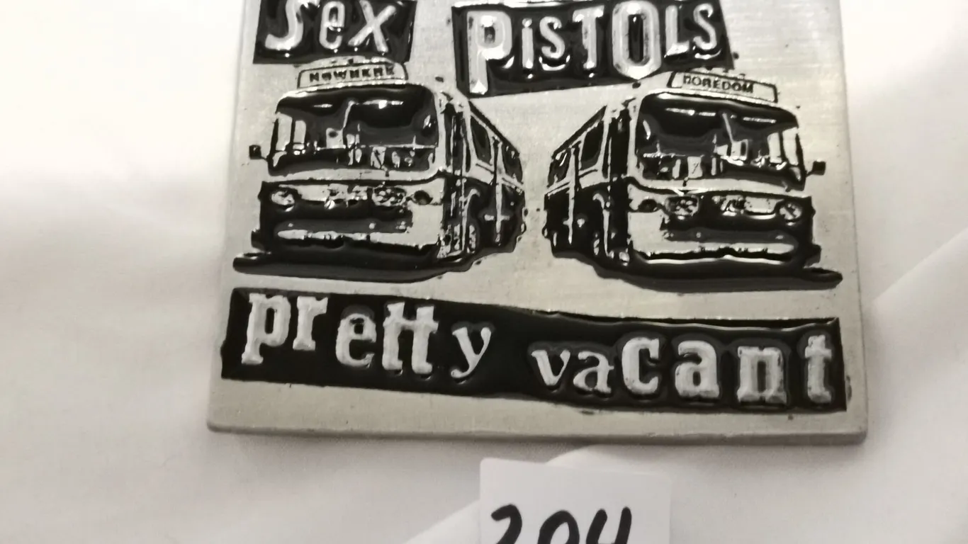 Sex Pistols Pretty Vacant Belt Buckle