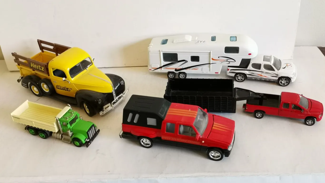 Toy Truck & Trailor Lot