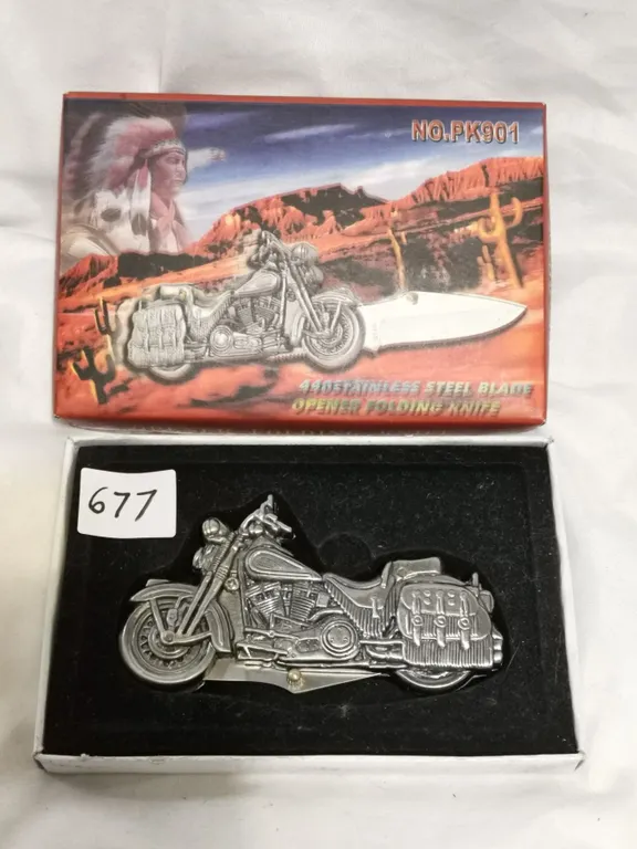 Motorcycle Folding Knife