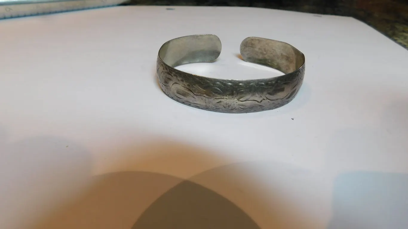STERLING SILVER CUFF BRACELET