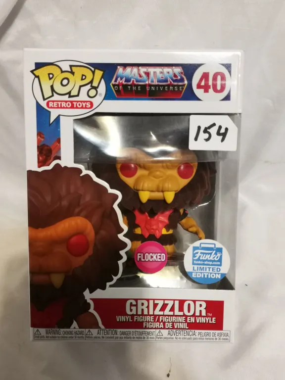 Rare Grizzlor Funko Pop, Limited Edition, Masters of the Universe