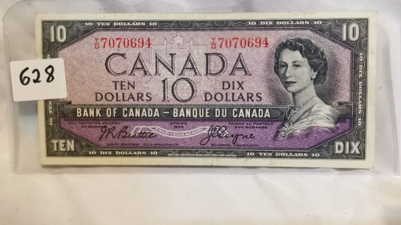 1954 $10 Bill, Beattie Coyne