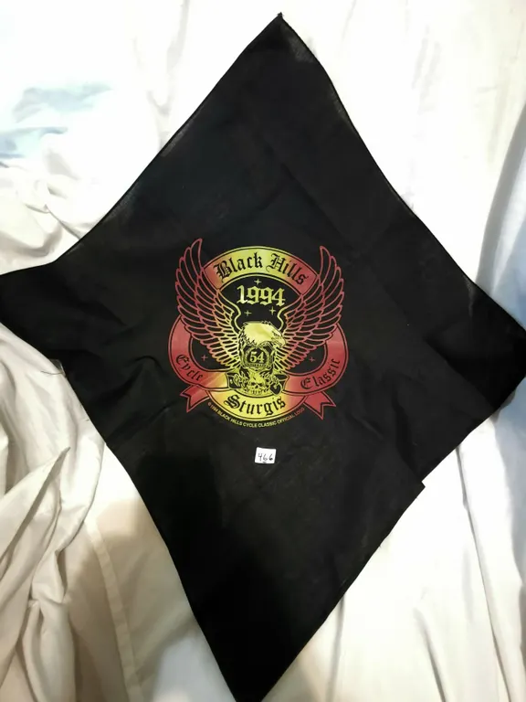 Black Hills 1994 Sturgis Scarf Flag Banner