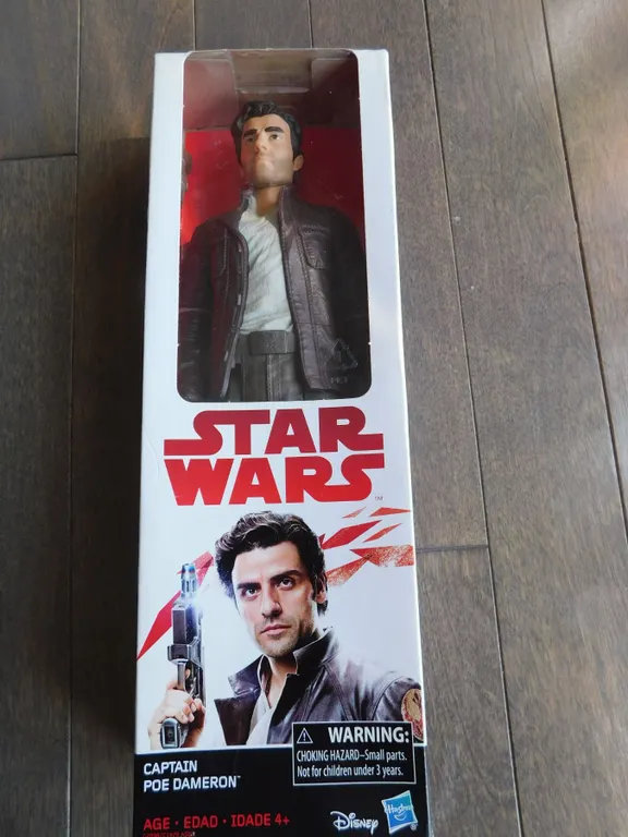 STAR WARS, CAPTAIN POE DAMERON ACTION FIGURE, NIB