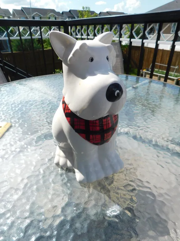 SCOTTIE DOG COOKIE JAR VINTAGE