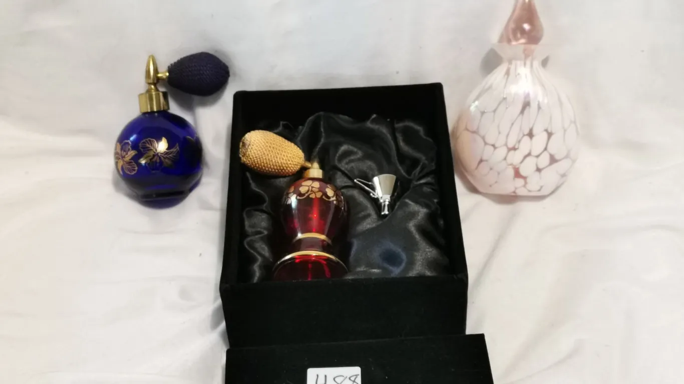 Three Perfume Bottles