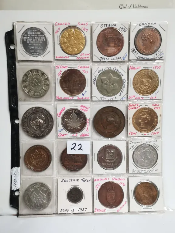 20 Seldom Seen Tokens, Lot 2