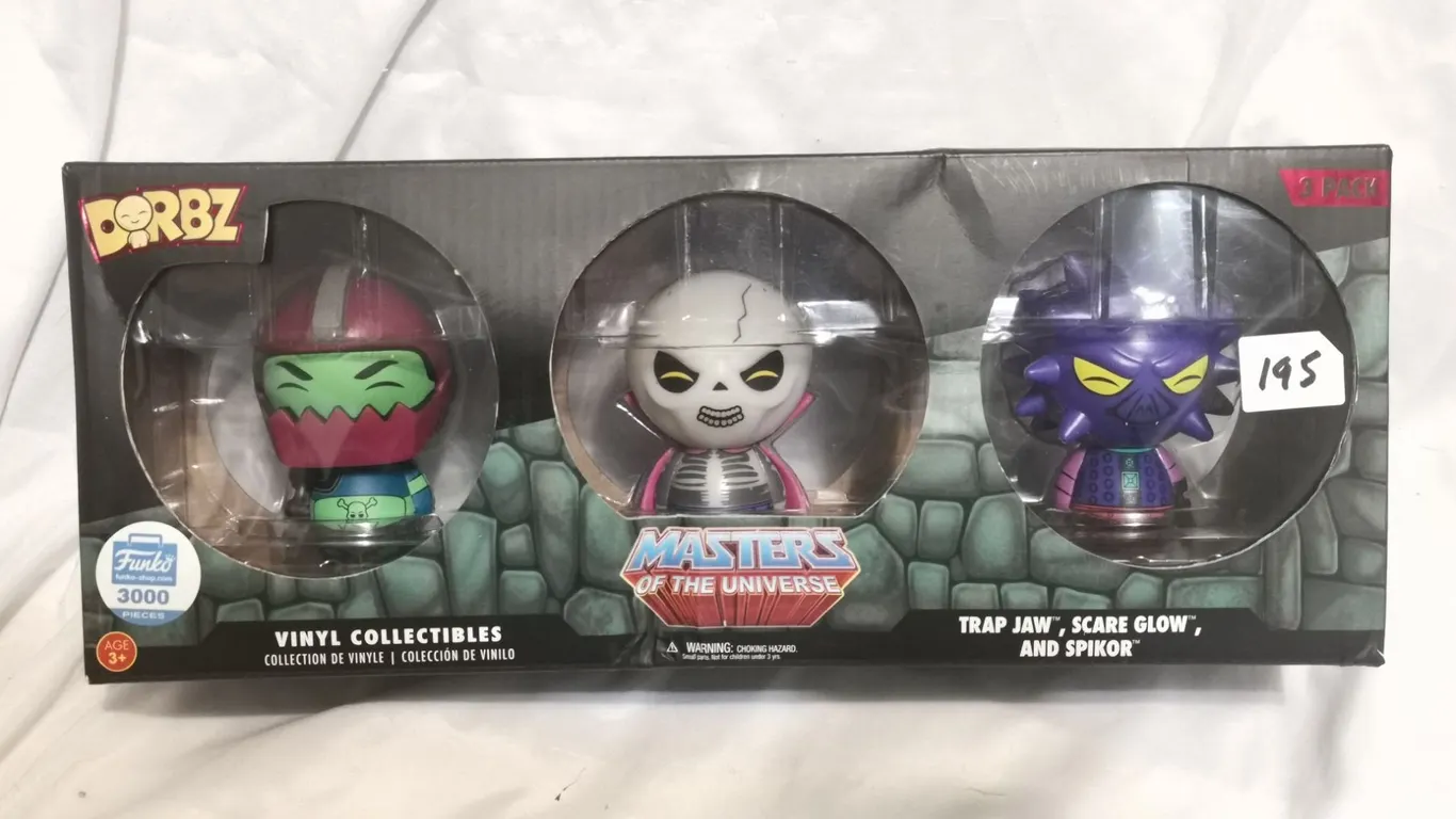 RARE Trap Jaw, Scare Glow, Spikor Funko Dorbz Funko Dorbz - Only 3000 made