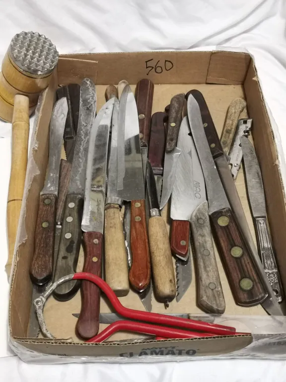 Set of old knives
