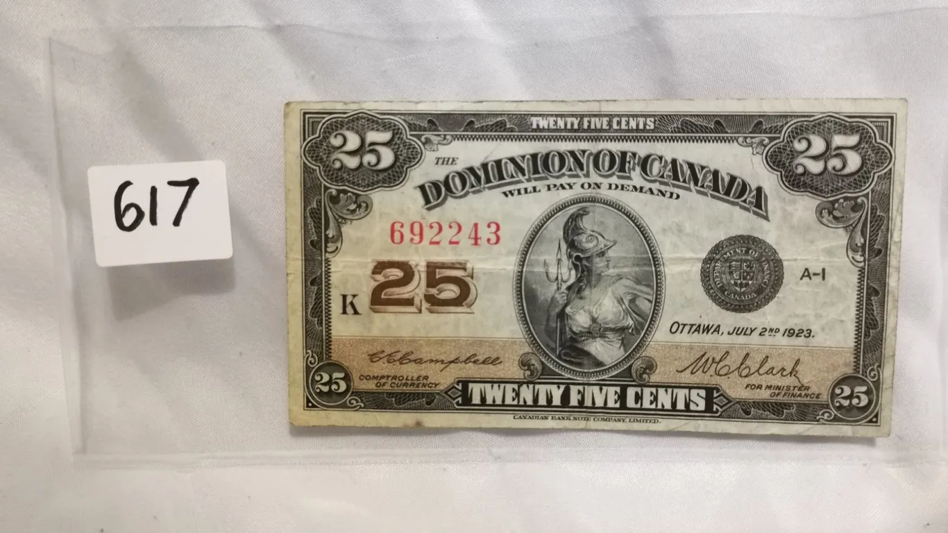 1923 25 cent Shinplaster