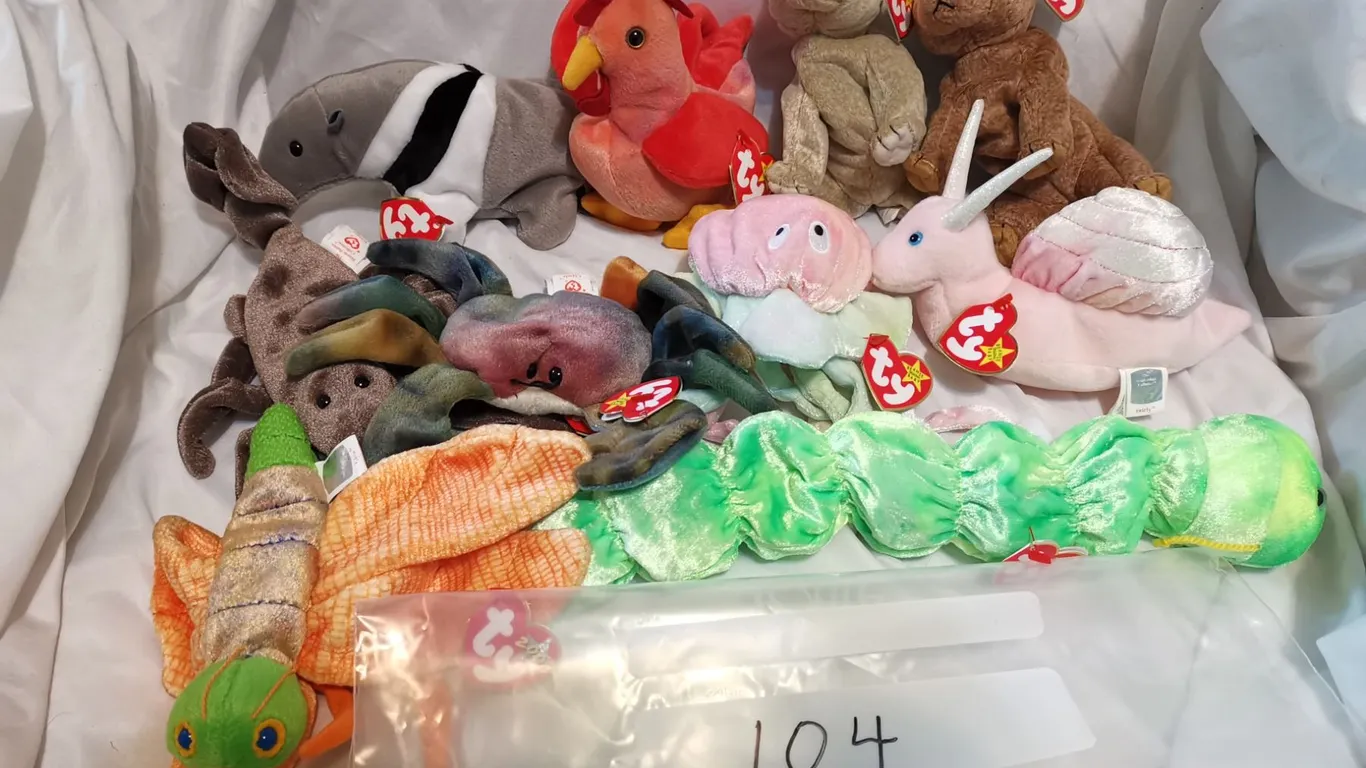 NOS Beanie Babies Over 25 Years Old Lot 4