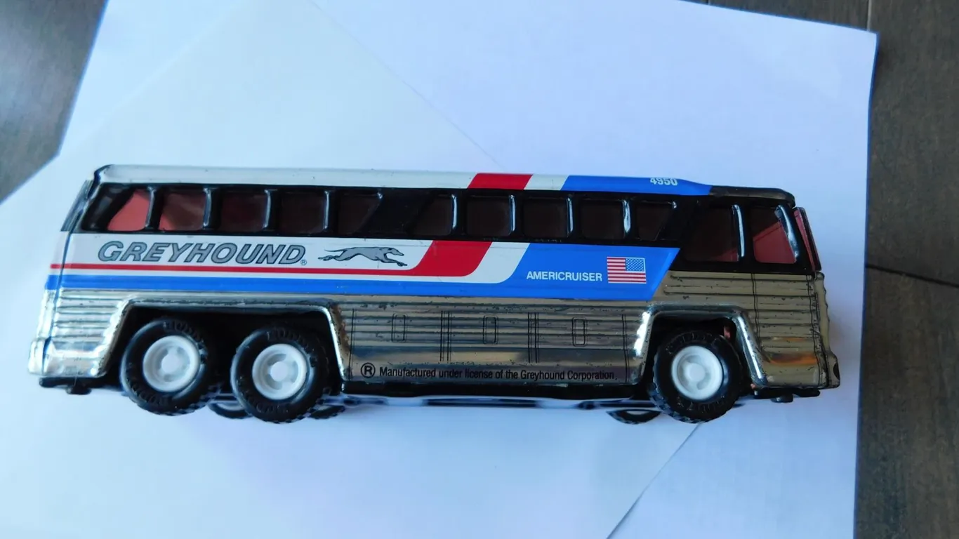 VINTAGE BUDDY L GREYHOUND BUS
