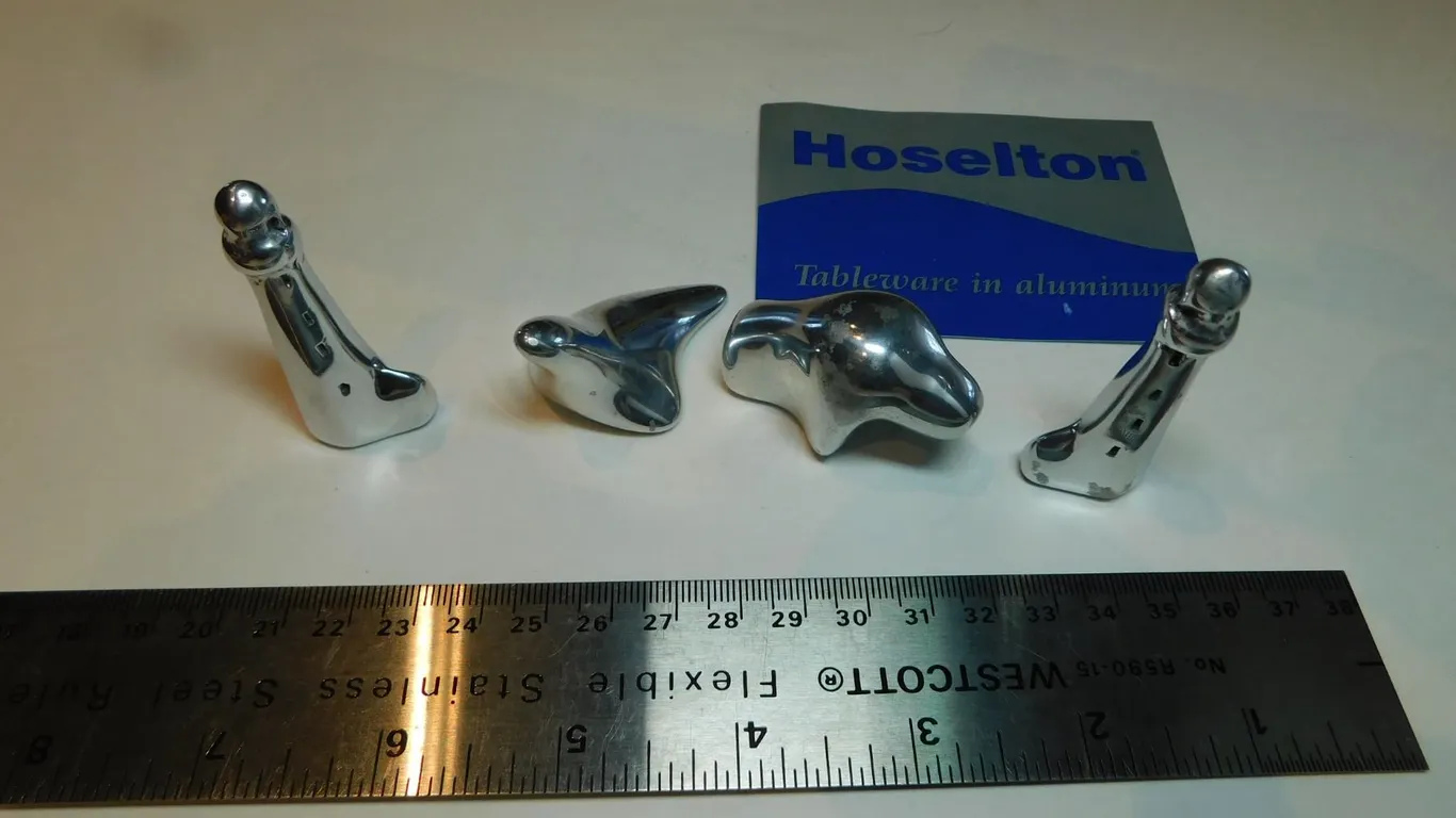 4-SMALL HASELTON SCULPTURES ALL NUMBERED
