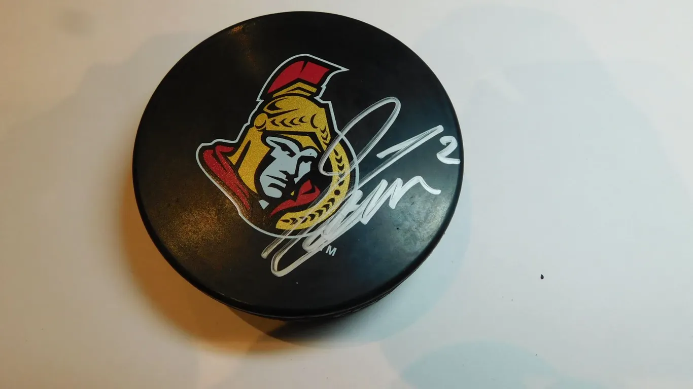 JARED COHEN SIGNED PUCK, OTTAWA SENATORS