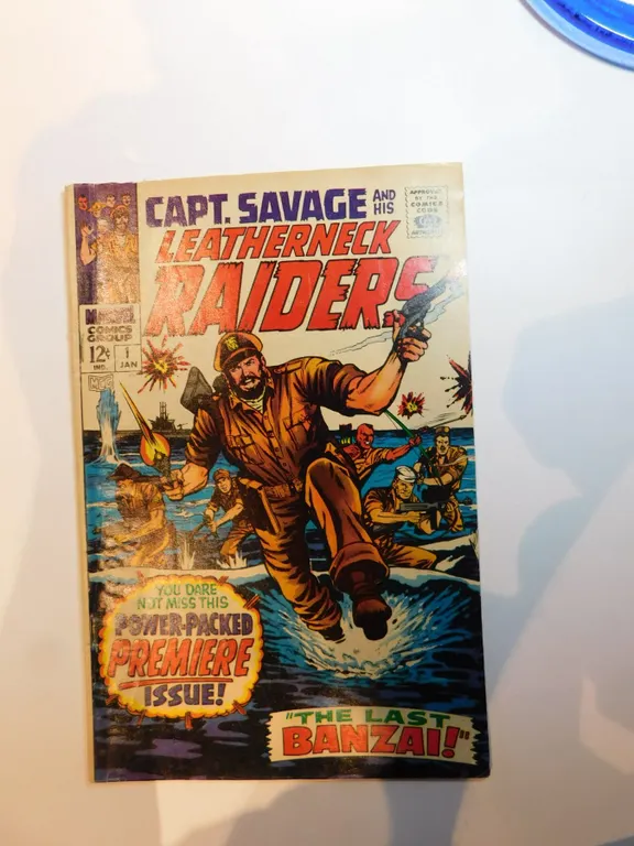 CAPT. SAVAGE #1 12 CENT COMIC, JAN 1968