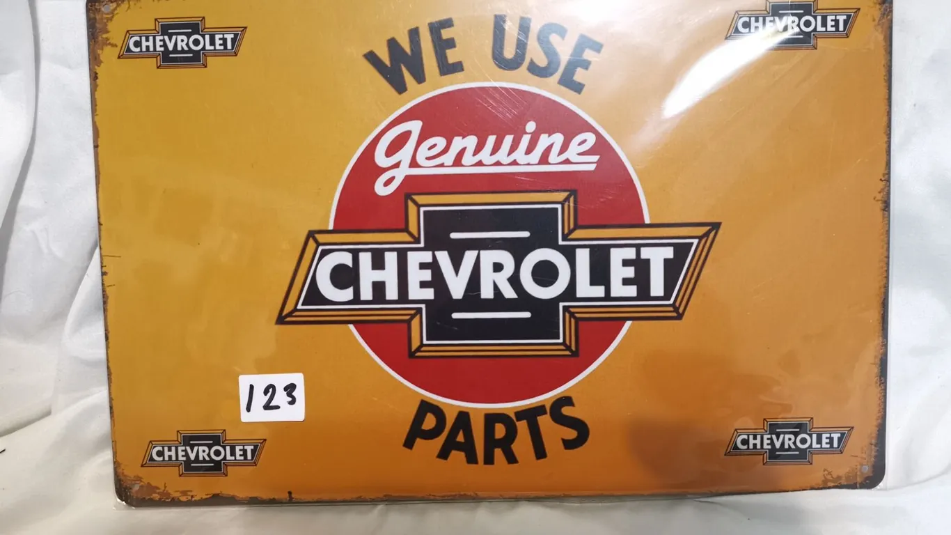 Chevrolet Tin Sign