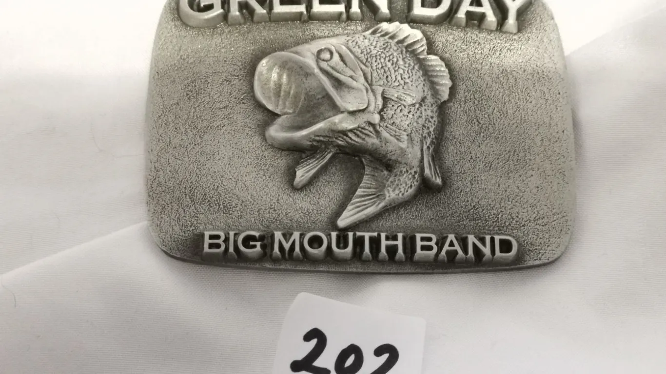 Green Day Big Mouth Band Belt Buckle