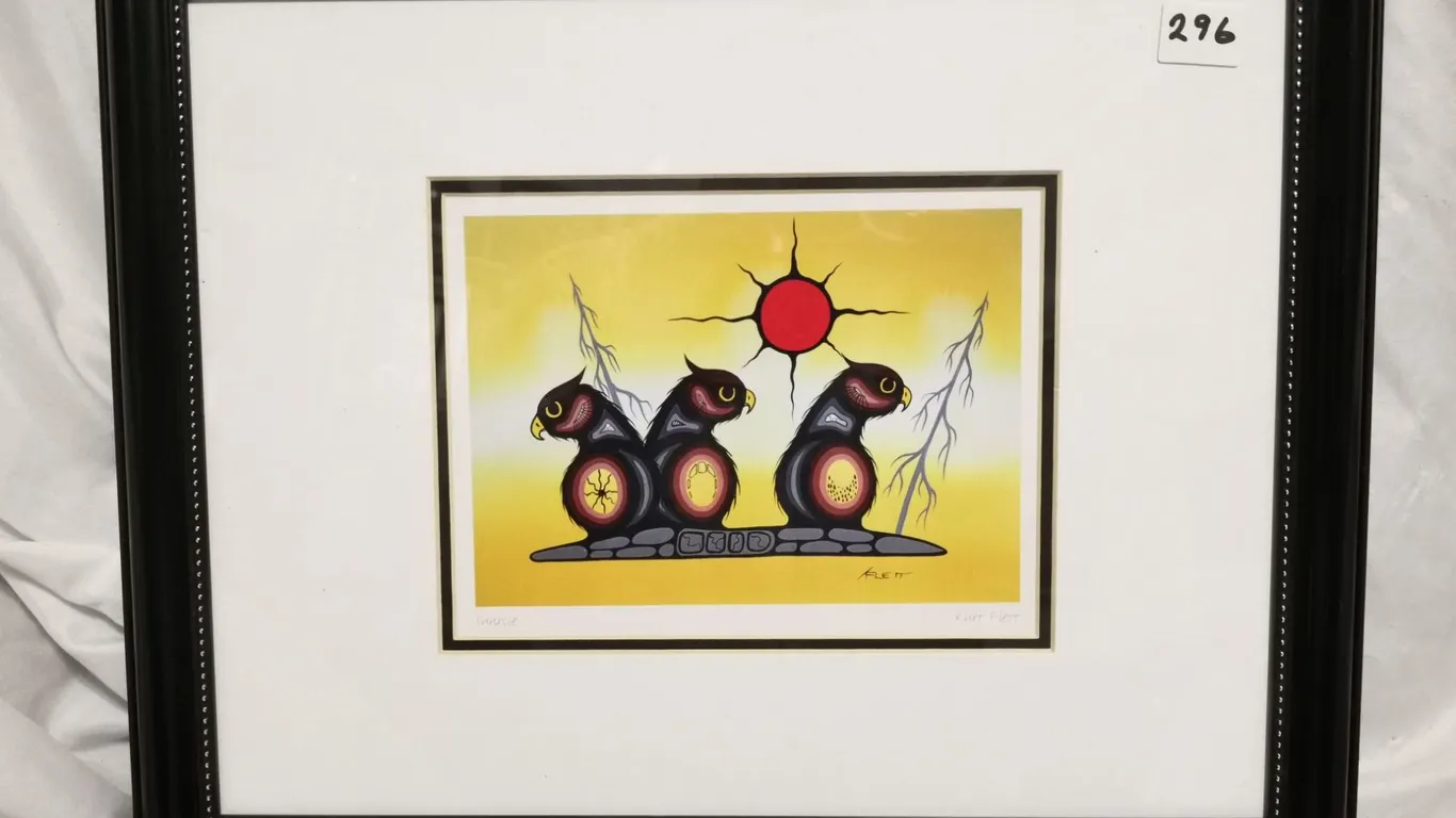 Manitoba Oji-Cree Artist Kurt Flett Print “