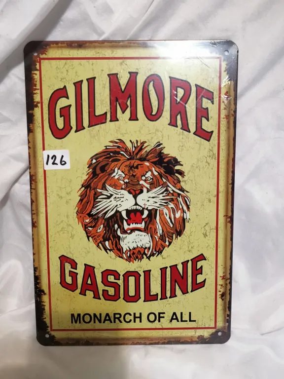 Gilmore Gas Tin Sign
