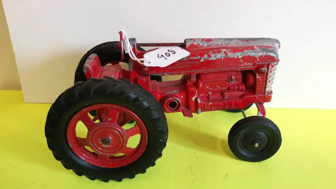 Hubly Toy Tractor, 8.5”