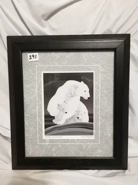 Archie Beaulieu Framed Polar Bear Print