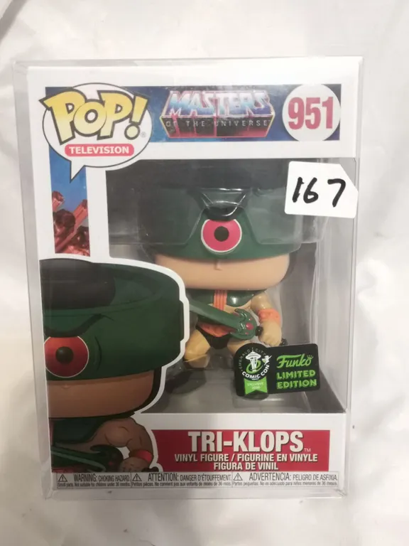 Rare Tri-Klops Funko Pop Limited, Masters of the Universe