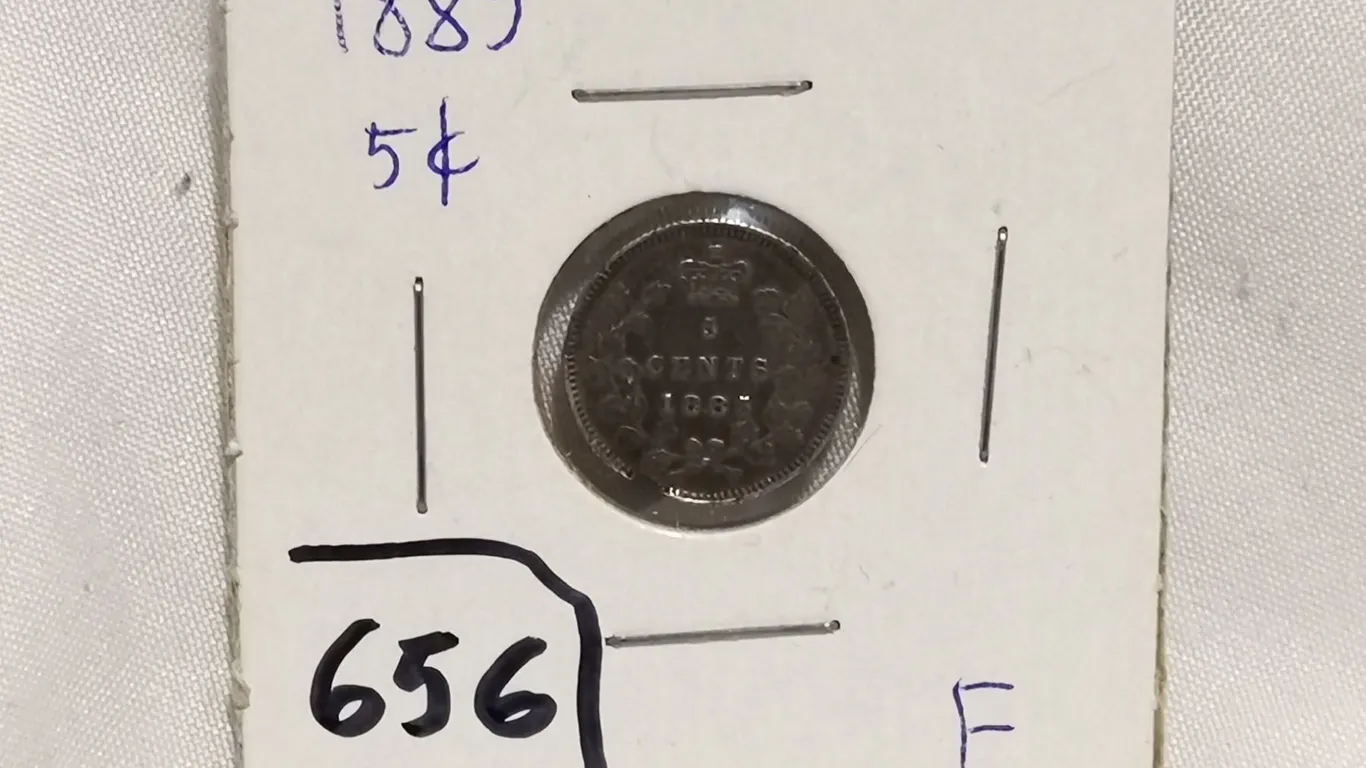 1885 5 Cent Coin