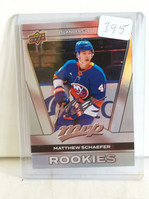 2025-26 NHL Upper Deck MVP Matthew Schaefer Silver Script RC #275