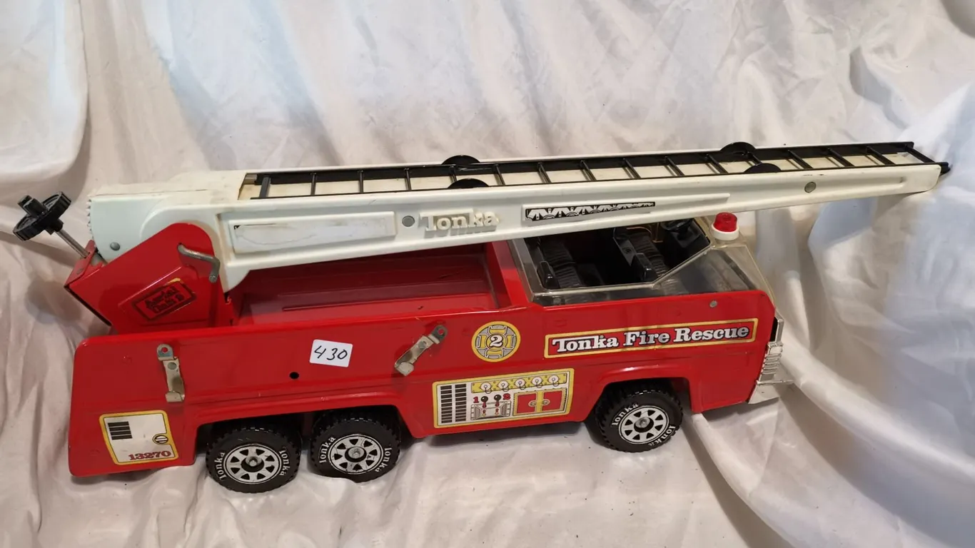 Large Vintage Tonka Fire Rescue Truck