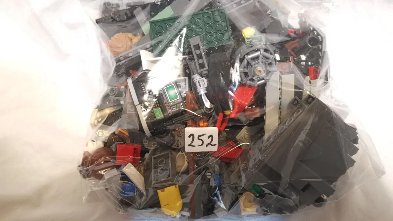 Large Bag of Lego Bricks, Figures, & Parts