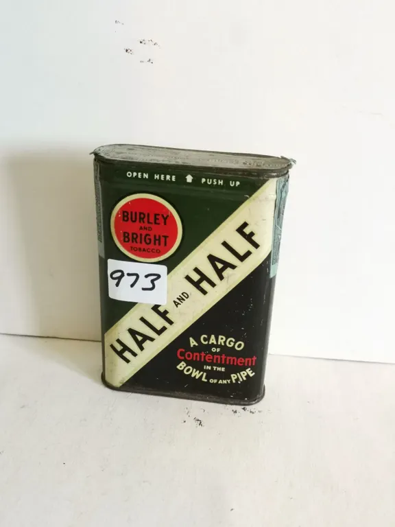 Half and Half Tobacco Tin