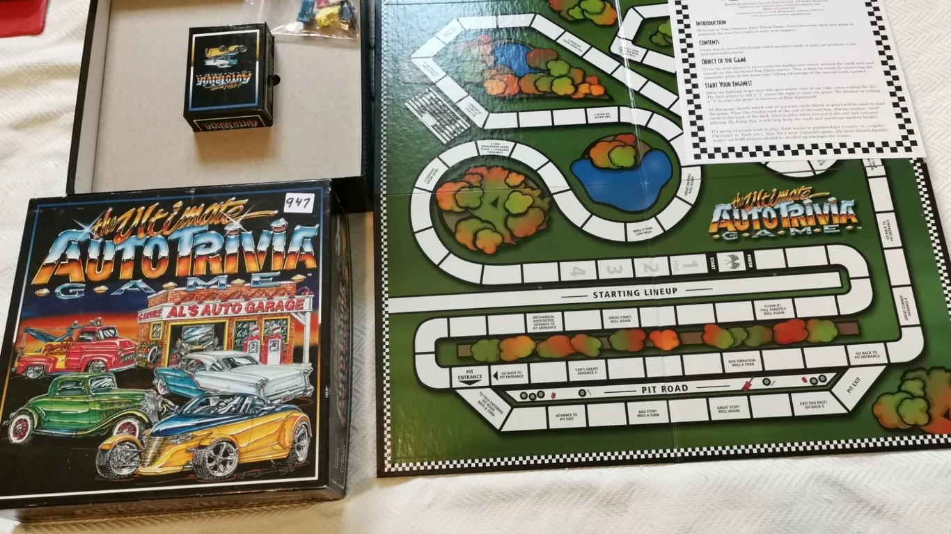 The Ultimate Auto Trivia Game in Box