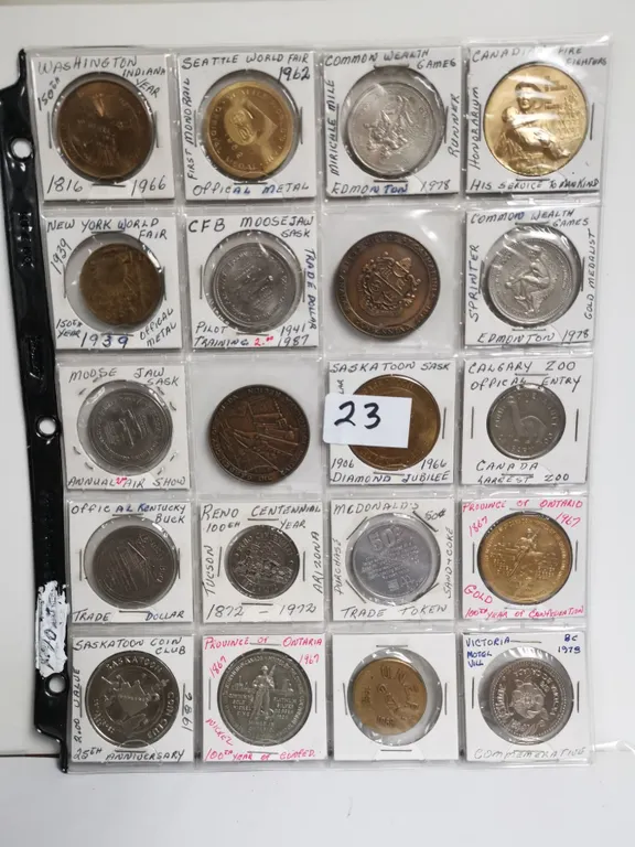 20 Seldom Seen Tokens, Lot 3