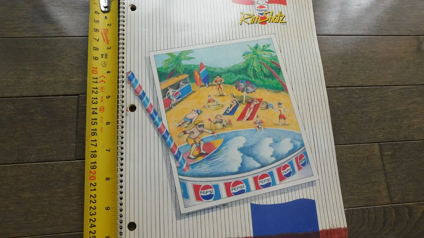 VINTAGE PEPSI NOTEBOOK 10 ¾ “TALL