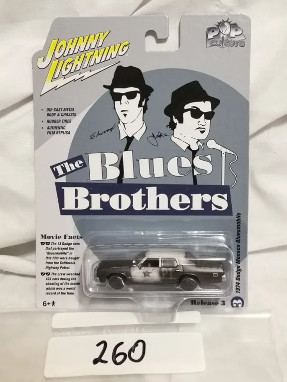 RARE Johnny Lightning Blues Brothers Die-Cast Car