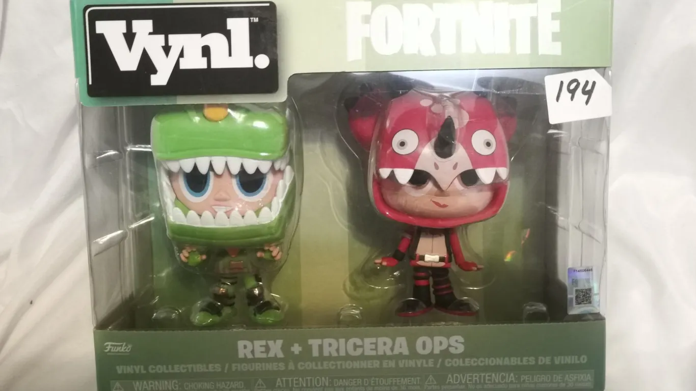 Rex + Tricera Ops Funko Vynl, Fortnite