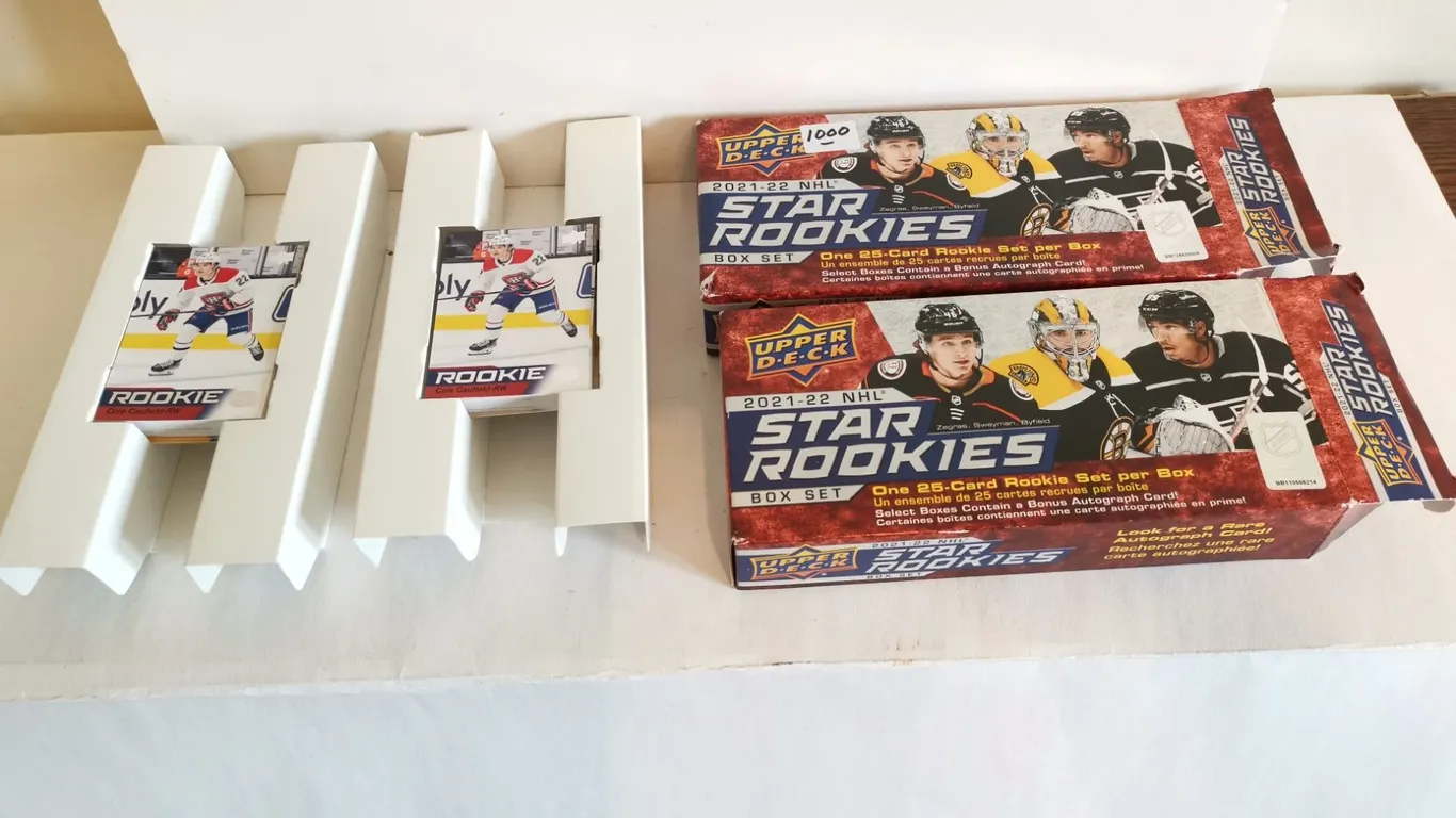 (2) Boxes 2021-22 Upper Deck Star Rookies NHL Hocky Cards (25 per box)