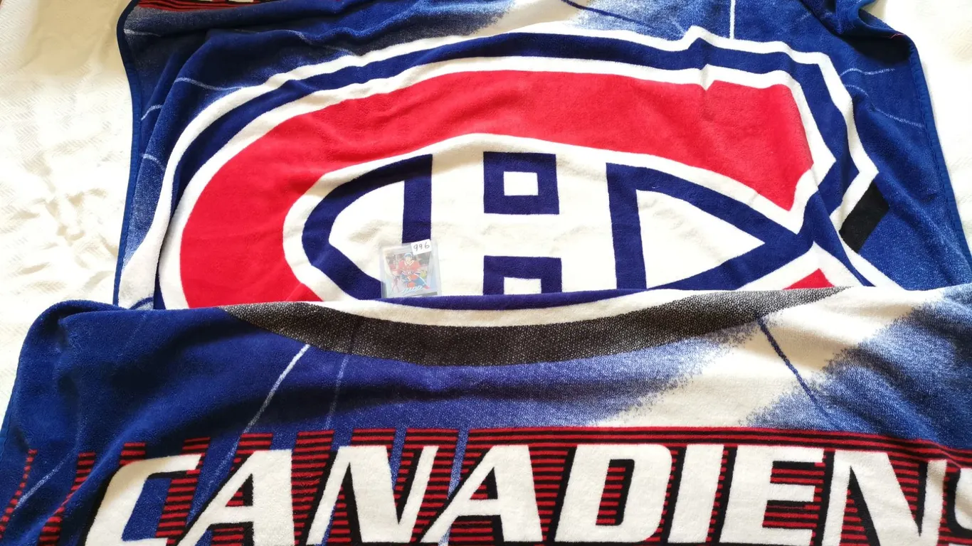 MVP Ivan Demidov Rookie Card and Montreal Canadiens Blanket