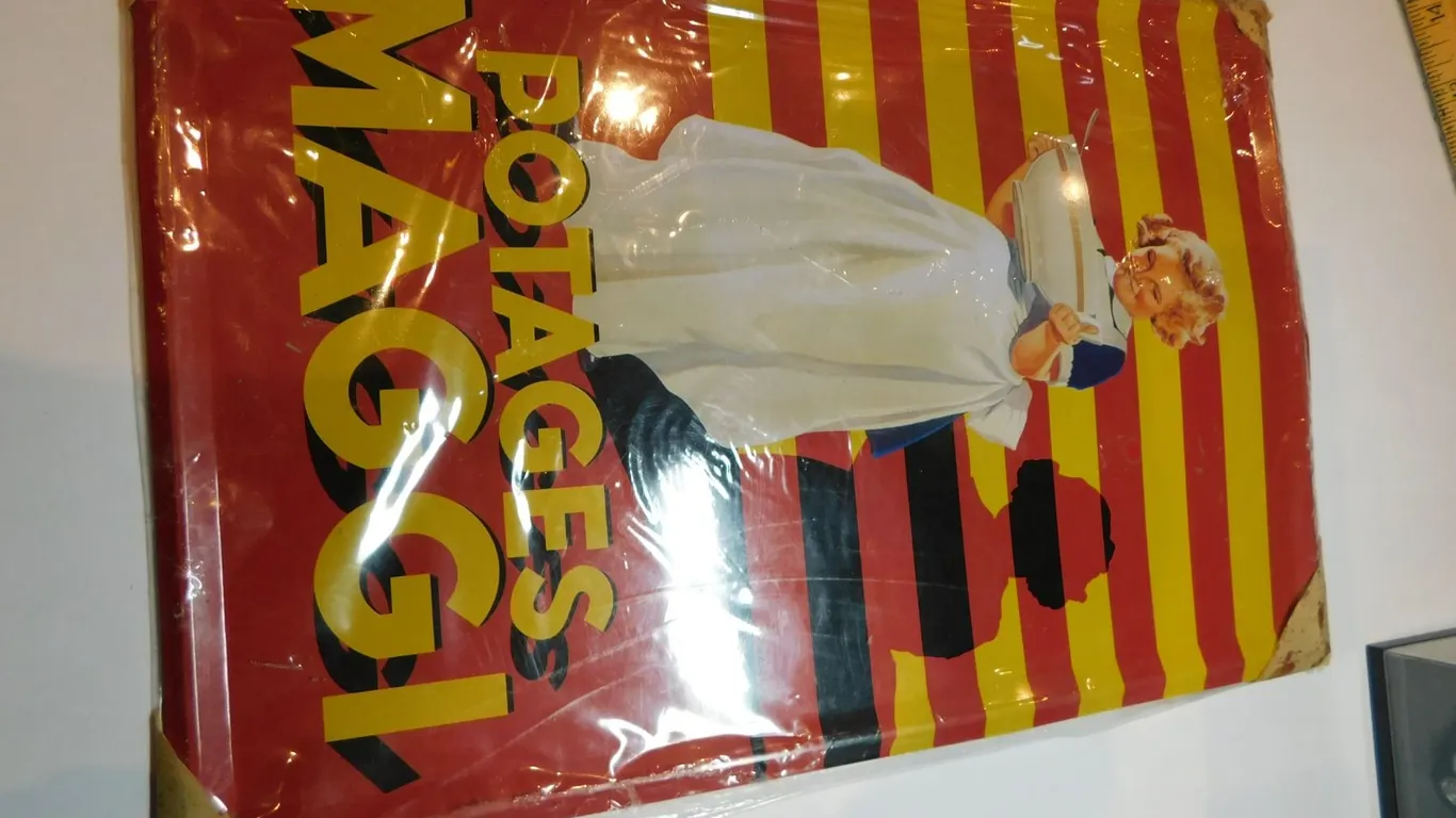 SEALED POTAGES MAGGI TIN SIGN