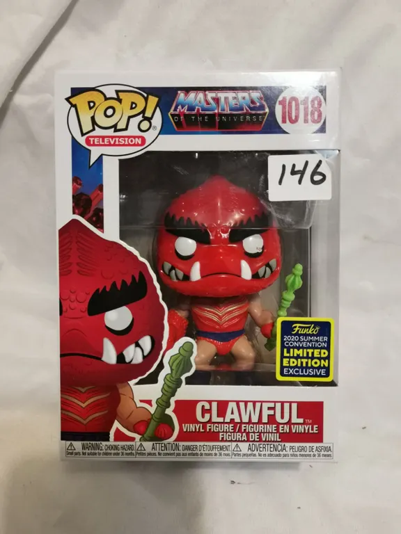 Rare Clawful Funko Pop, 2020 Summer Edition Masters of the Universe