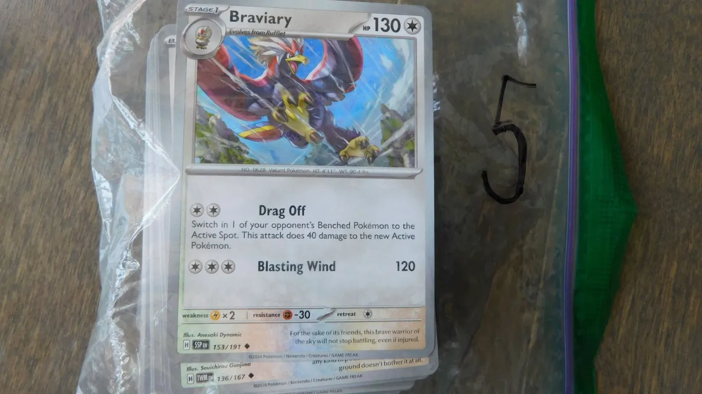STACK OF POKEMON CARDS