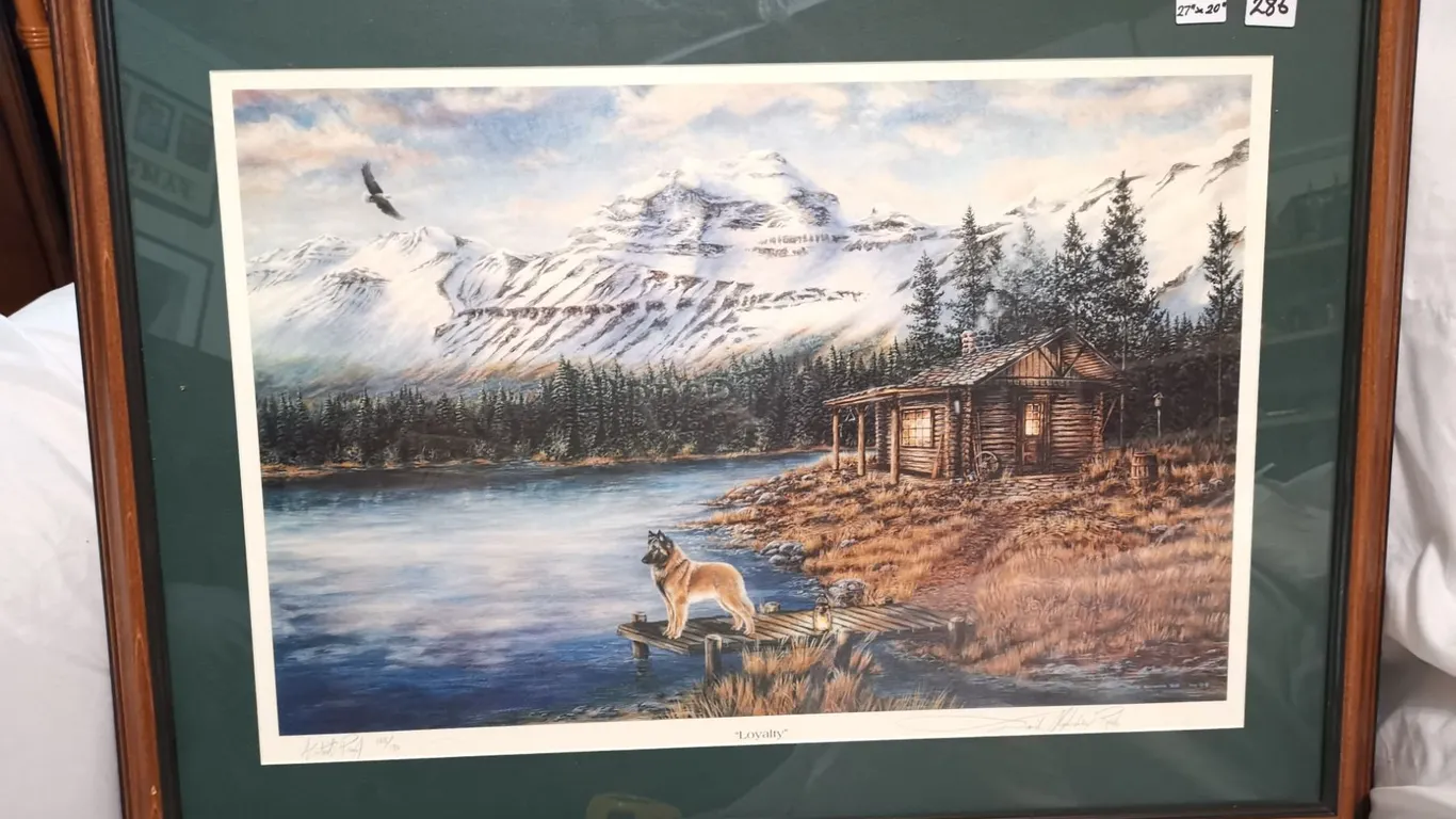 David Alexander Risk “Loyalty” Print #168/180, 20x27”